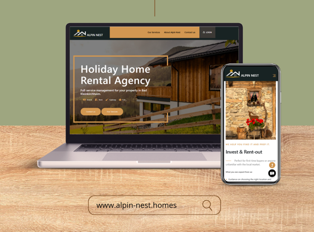 Alpin Nest: Spletna stran, ki povezuje lastnike in goste