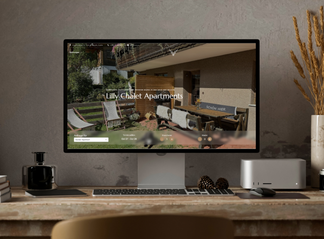 Lilly Chalet: Digitalna podpora za butično nastanitev