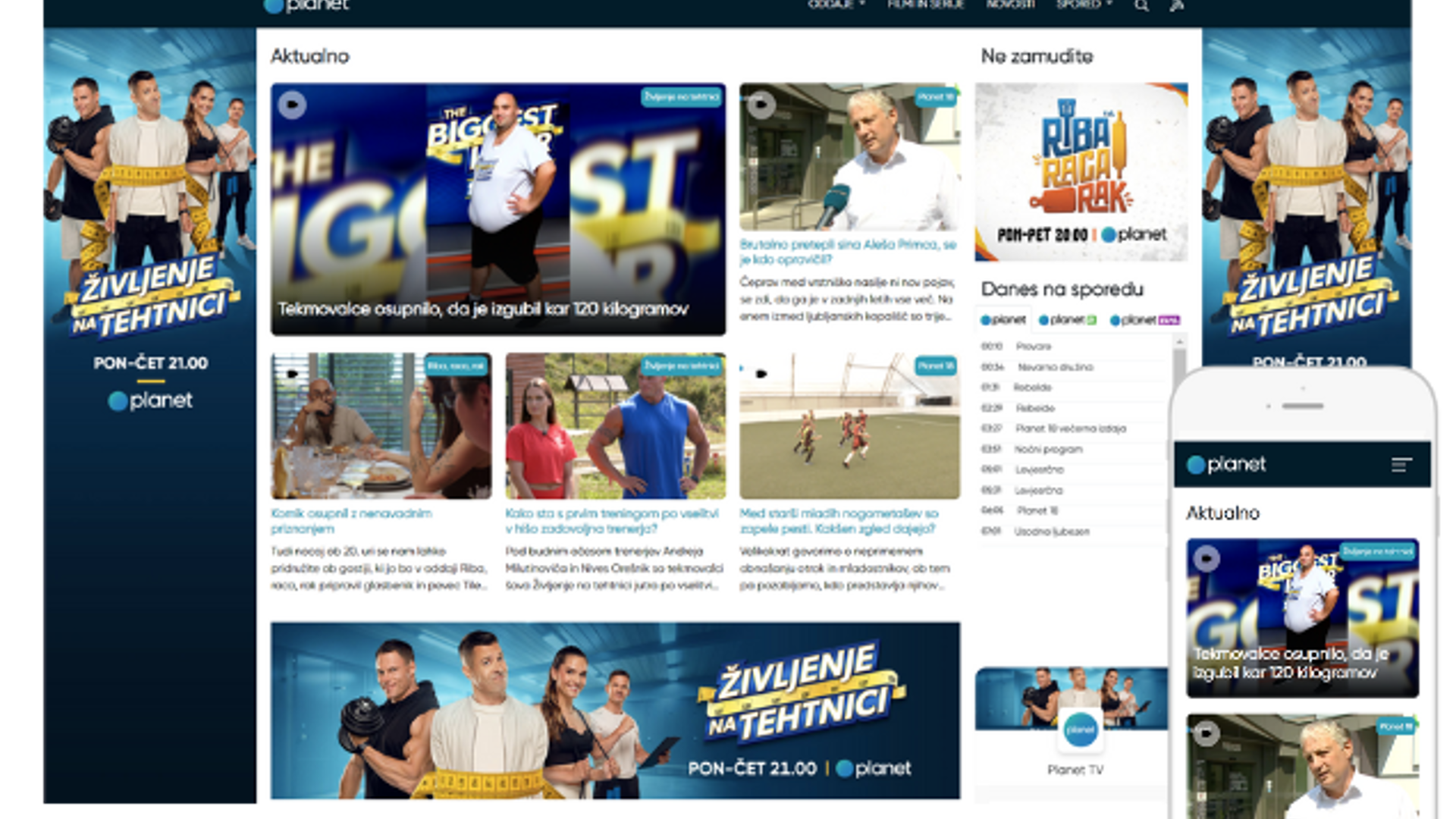 Web Portal Redesign for Planet TV